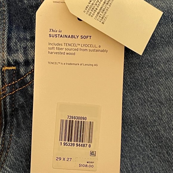 NWT Levi's Ribcage Straight Ankle Women's Jeans - Picture 10 of 13